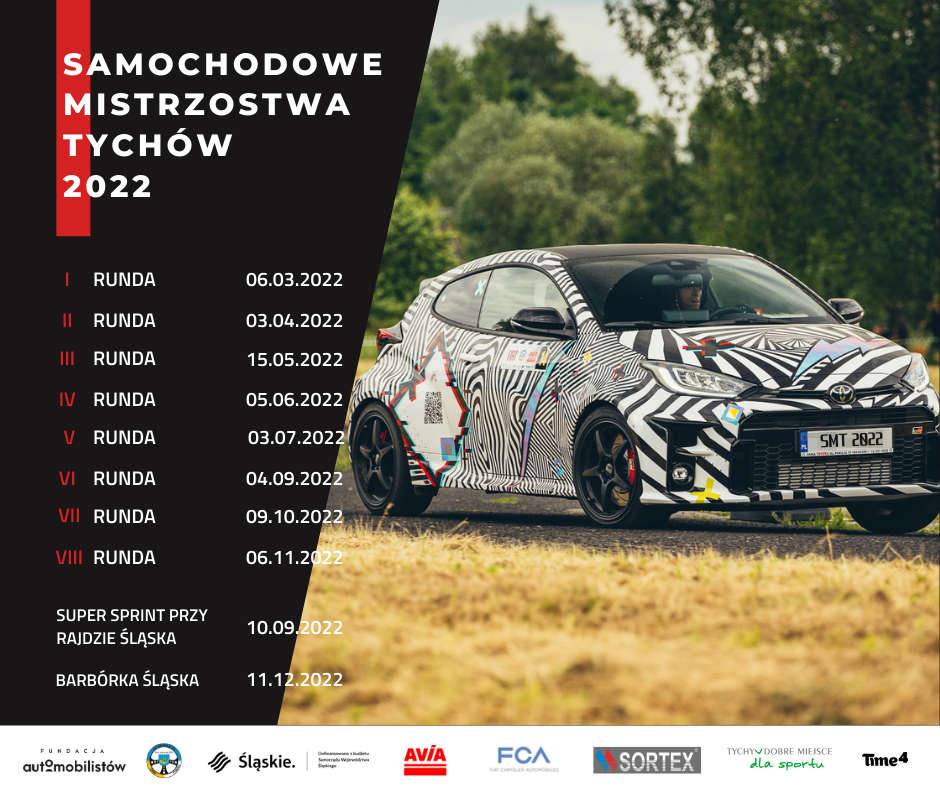 Kalendarz Samochodowych Mistrzostw Tychów 2022
